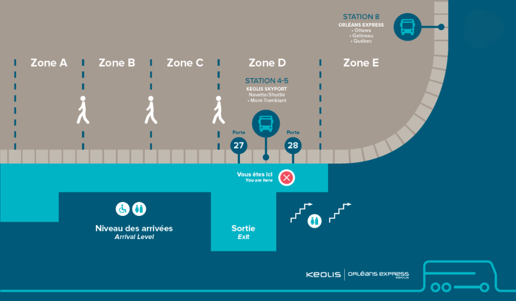 Service à l'Aéroport International Montréal Trudeau Carte ADM rev